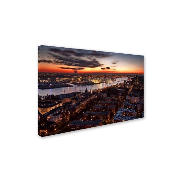 Stefan KlÃ¶ren 'Wintersunset' Canvas Art,22x32